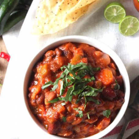Vegan spicy chili