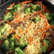 Skillet Ramen Noodles