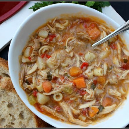 Sicilian Chicken Soup