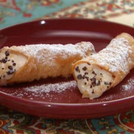 Cannoli with Tangerine-Almond Filling