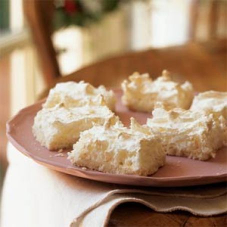 Lemon-Scented Coconut Macaroon Bars