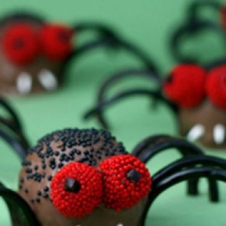 Creepy Crawly Brownie Spider Bites