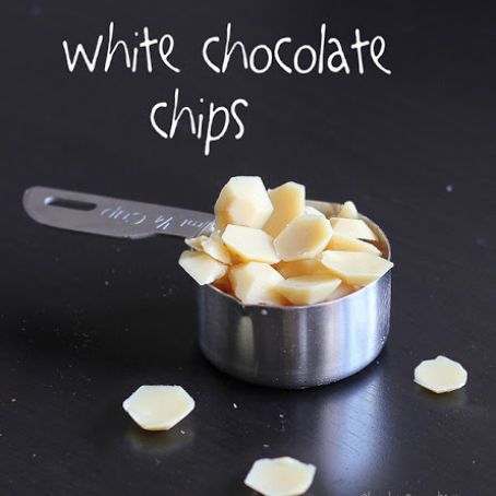 White Chocolate Chips  By Chocolate Covered Katie