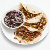 Pork Tacos With Black Beans
