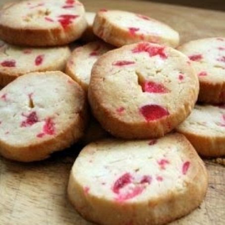 Cherry Bakewell Biscuits