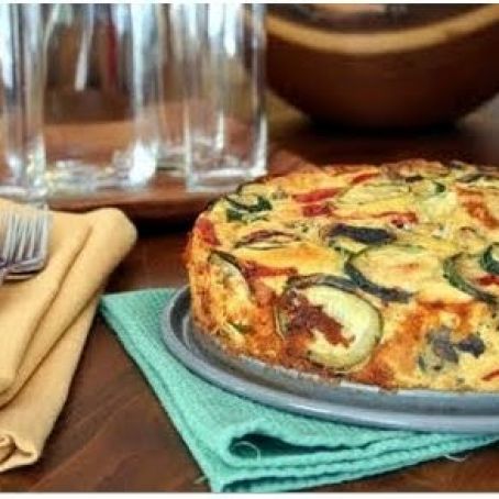 Summer Vegetable Torta (Low Carb and Gluten Free)