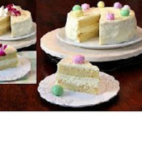 Meyer Lemon Cheesecake Cake