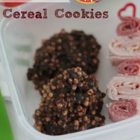 No-Bake Chocolate Cereal Cookies