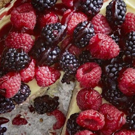 Double Berry Custard Pie