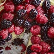 Double Berry Custard Pie