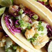 Shrimp Cajin/Tempura Tacos