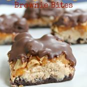 Snickers Brownie Bites