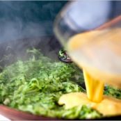 SCRAMBLED EGGS w/GRATED ZUCCHINI