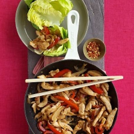 Chicken Stir-Fry Wraps