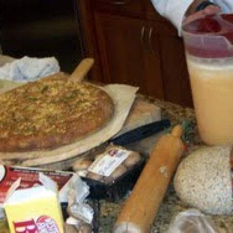 Buckwheat Olive Flat Bread