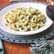 Tortellini with Garlic Sage Butter Sauce