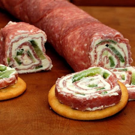 Salami and Cream Cheese Roll Ups