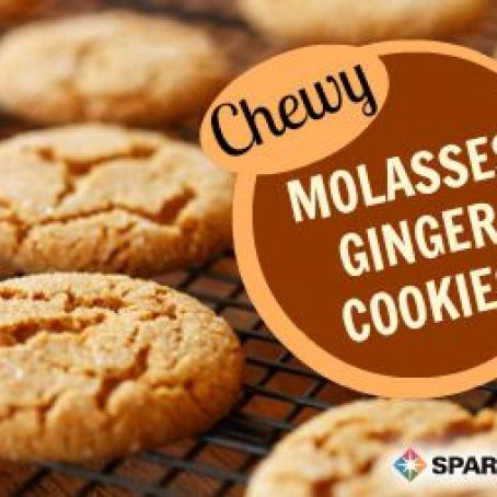Chewy Molasses Ginger Cookies