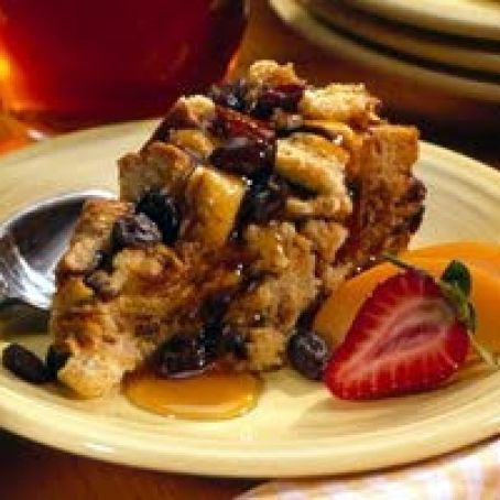 Slow Cooker Cinnamon-Raisin Bread Pudding