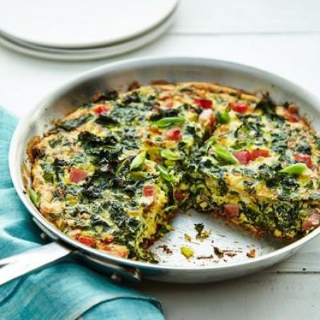 Green Eggs & Ham Frittata