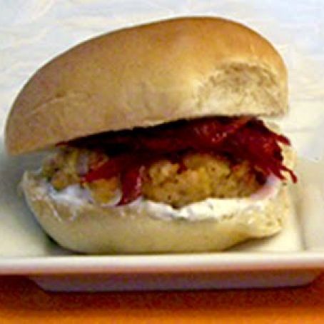 Salmon Sliders with Beet Slaw (B/S)