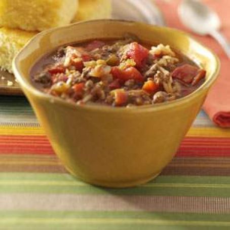 Zippy Spanish Rice Soup