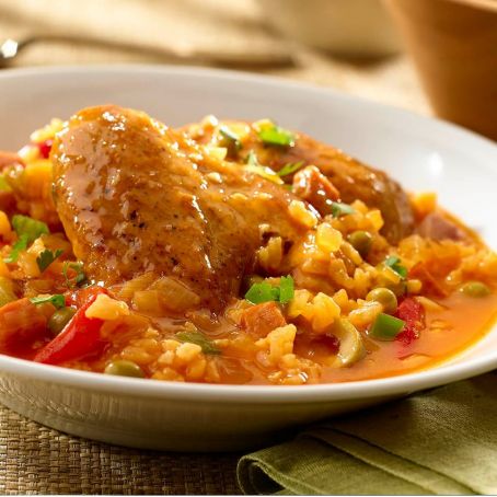 Asopao de Pollo - Chicken Rice Gumbo 