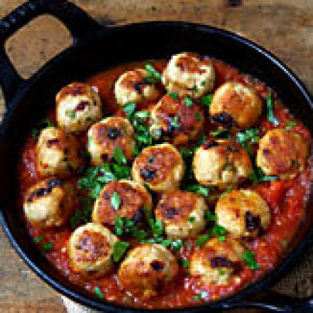Chicken and Sun-Dried-Tomato Meatballs