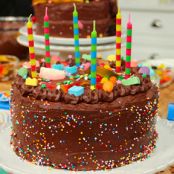 Gosselin Chocolate Birthday Cake
