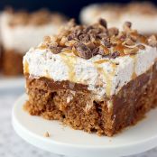 Pumpkin Spice Poke Cake