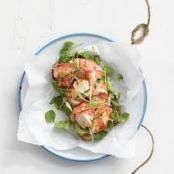 Open Faced Lobster Rolls with Avocado Spread