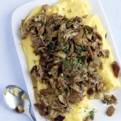 Mushroom Ragoût over Creamy Polenta