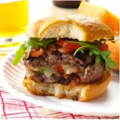 Mushroom-Stuffed Cheeseburgers Recipe