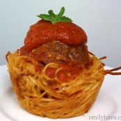 Spaghetti & Meatball Cups