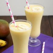 Grapefruit, Mango, Banana Breakfast Shake