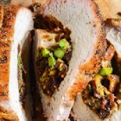 Bacon Stuffed Pork Loin