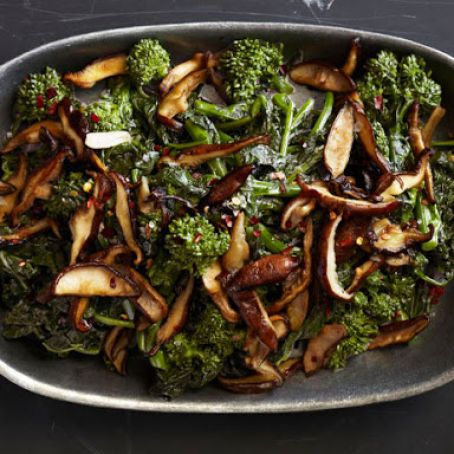 Broccoli Rabe and Shiitakes