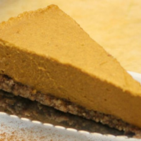 Raw Pumpkin Pie