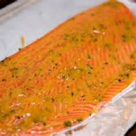 Mustard Baked Salmon