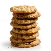 Nutty White Chocolate and Peach Oatmeal Cookies