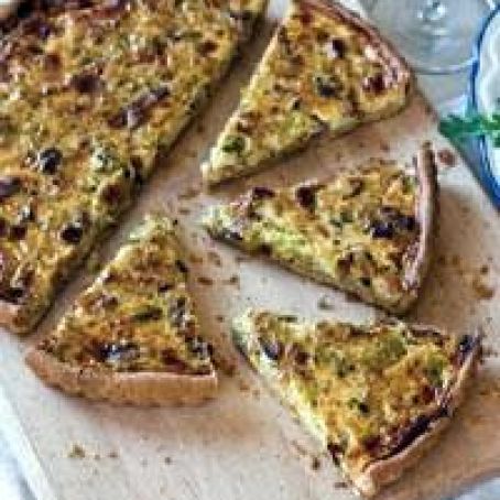 Bacon and Leek Quiche