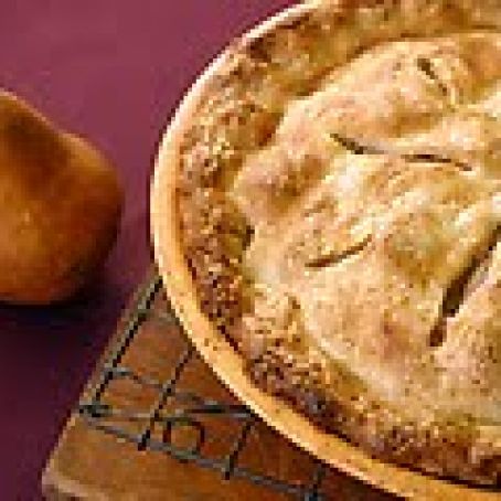 Spiced Apple and Pear Pie