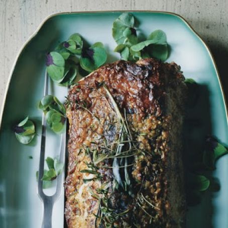 ROAST PORK LOIN WITH GARLIC AND ROSEMARY