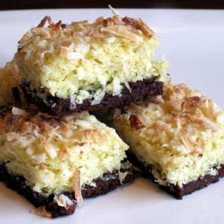Black Bottom Coconut Bars