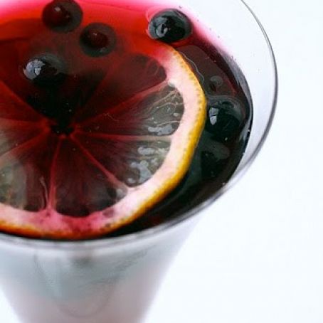 Pomegranate Blueberry Mocktail