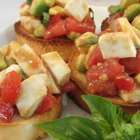 Most Amazing Salad! Tomato, Mozzarella, Avocado, and Bliss