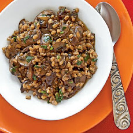 Farro with Wild Mushrooms and Herbs