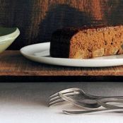 DARK GINGERBREAD PEAR CAKE