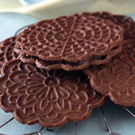 Chocolate Peppermint Pizzelle