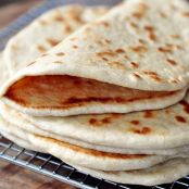 Homemade Flatbread {Greek Pocketless Pitas with a Simple Tutorial}